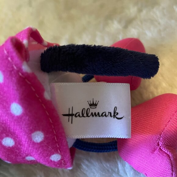 Hallmark Minnie Mouse plush doll with pink polka dot skirt - Picture 3 of 3